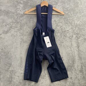 WYN Republic Cycling Bib Shorts Mens Small Velocity 2.0 Deep Navy Padded Bike